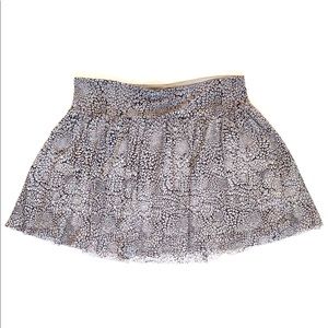 Black & Gray Floral Express Skirt